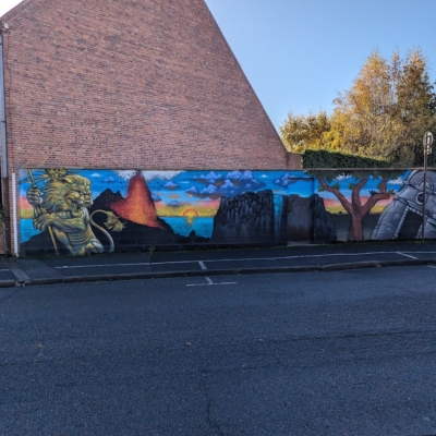 D&eacute;coration – Lion d&rsquo;Arras, Beffroi et le Piton de la Fournaise – MISTER D