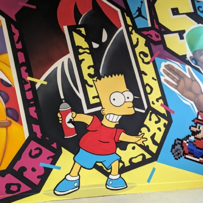 D&eacute;coration – Centre Beno&icirc;t Labre – Arras –  th&egrave;me Ann&eacute;es 90&rsquo;s