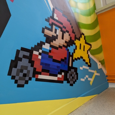 D&eacute;coration – Centre Beno&icirc;t Labre – Arras –  th&egrave;me Ann&eacute;es 90&rsquo;s