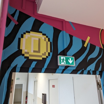 D&eacute;coration – Centre Beno&icirc;t Labre – Arras –  th&egrave;me Ann&eacute;es 90&rsquo;s