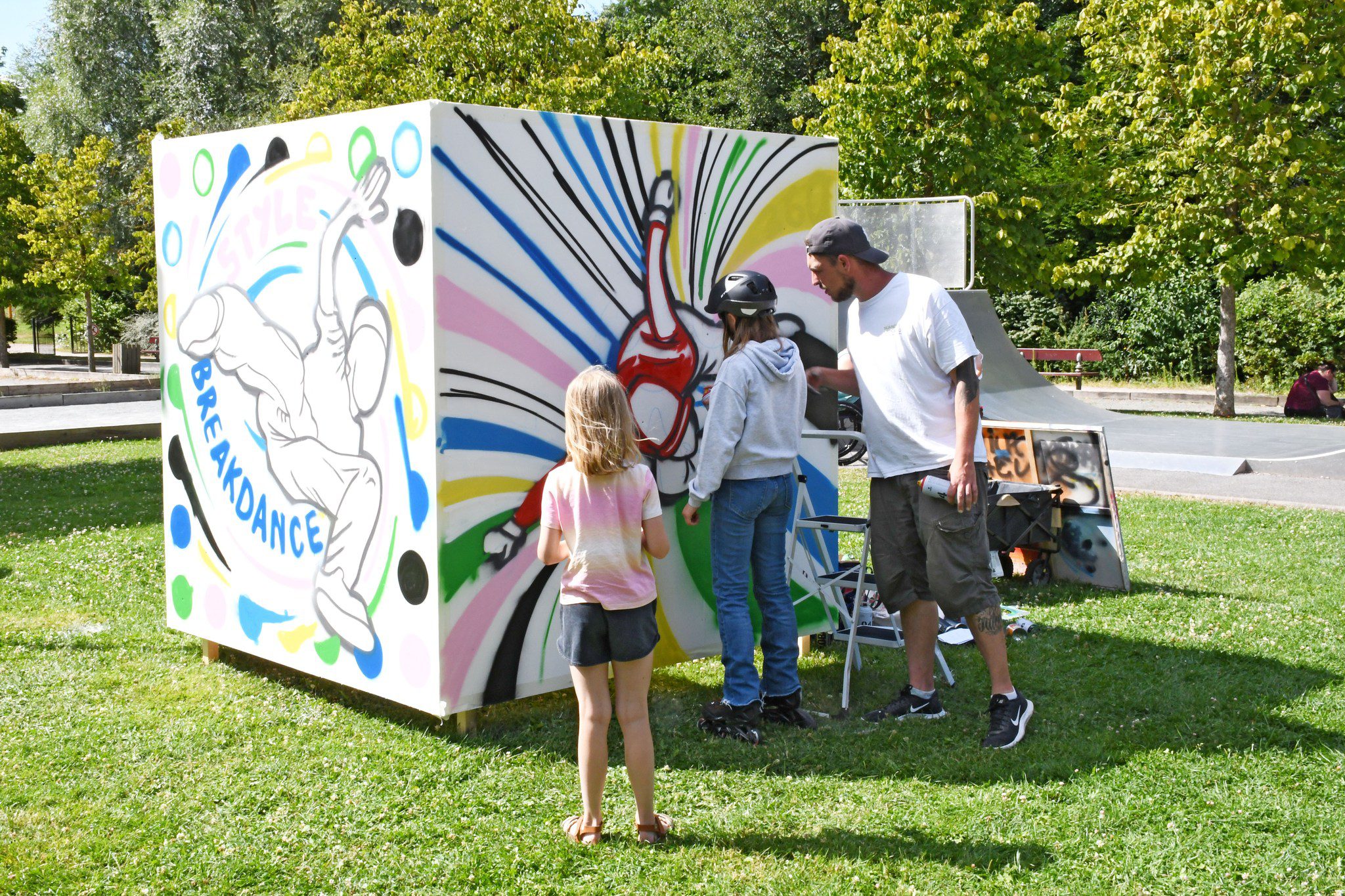 Fresque collective et ambiance conviviale – Saint-Laurent-Blangy