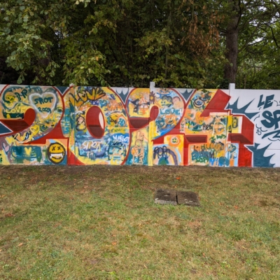 Fresque Participative "M&eacute;ricourt, c'est quoi c'truc la ?" - avec le centre de vacances d'Aout 2024 - Adrien