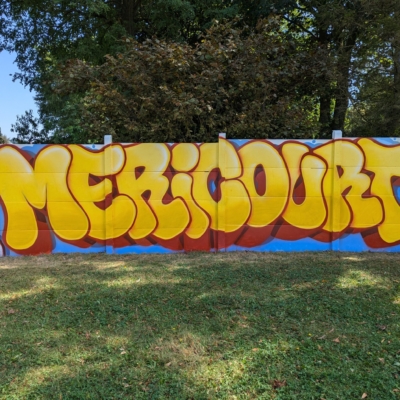 Fresque Participative "M&eacute;ricourt, c'est quoi c'truc la ?" - avec le centre de vacances d'Aout 2024 - Adrien