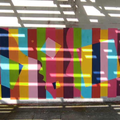 &OElig;uvre participative sur "la gare" &agrave; M&eacute;ricourt - Jerome D.