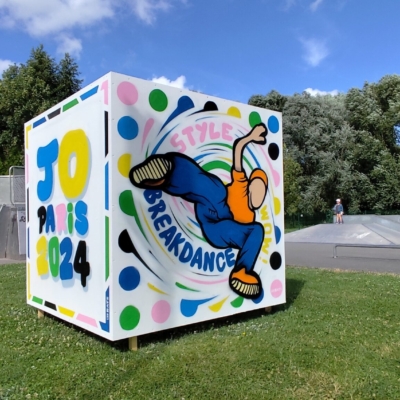 Atelier participatif - th&egrave;me JO 2024 - Saint Laurent Blangy - Adrien et Jerome D.