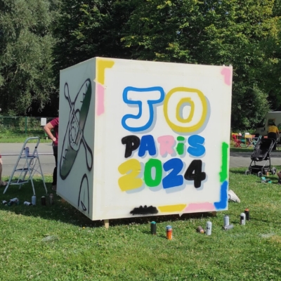 Atelier participatif - th&egrave;me JO 2024 - Saint Laurent Blangy - Adrien et Jerome D.