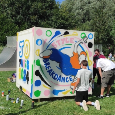 Atelier participatif - th&egrave;me JO 2024 - Saint Laurent Blangy - Adrien et Jerome D.