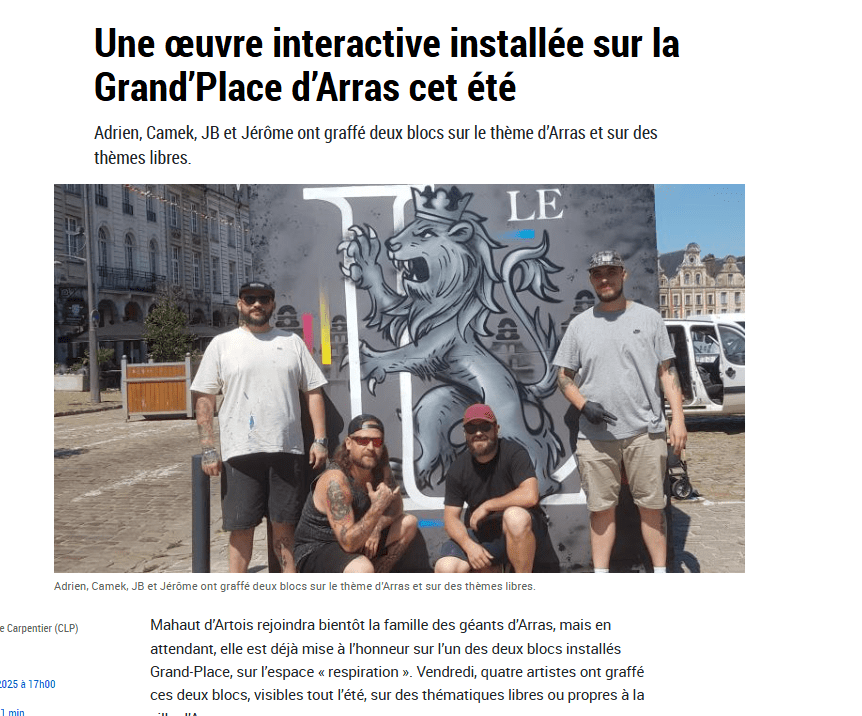Œuvre interactive sur la Grand-Place d’Arras – Pharos Urban Fest